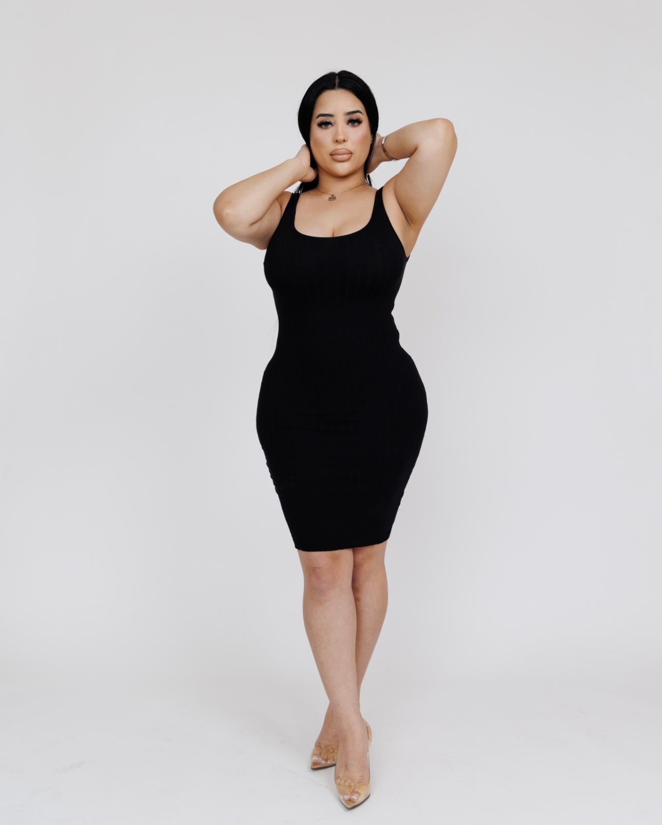 Sexy Casual Women's Dress Black / Black Sexy Casual Women's Dress Black / Black