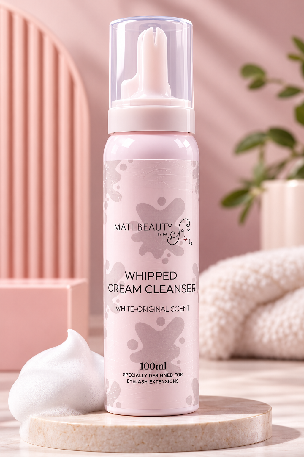 Whipped Cream Lash Cleanser – 100ml