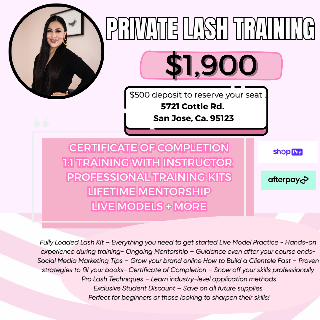 PRIVATE LASH TRAINING