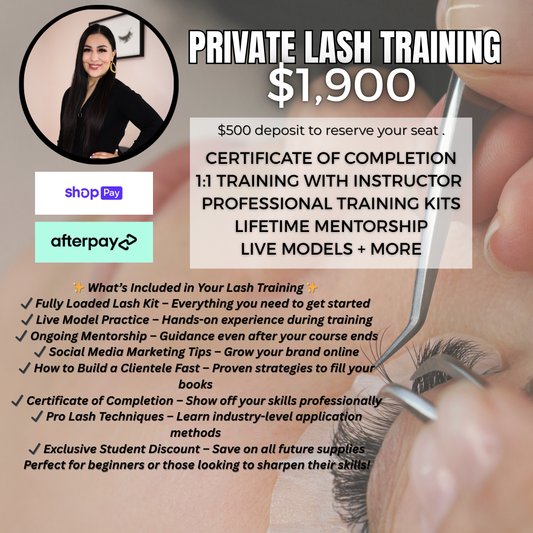 PRIVATE LASH TRAINING