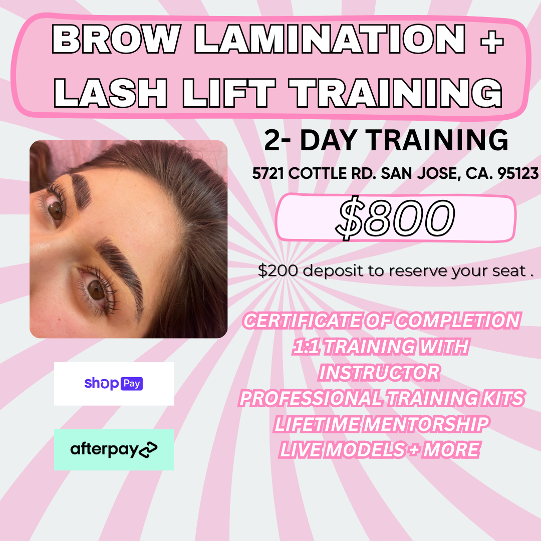 Waxing + Lash lift Training