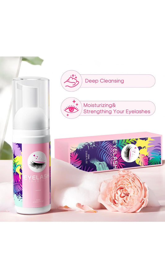 Lash cleanser