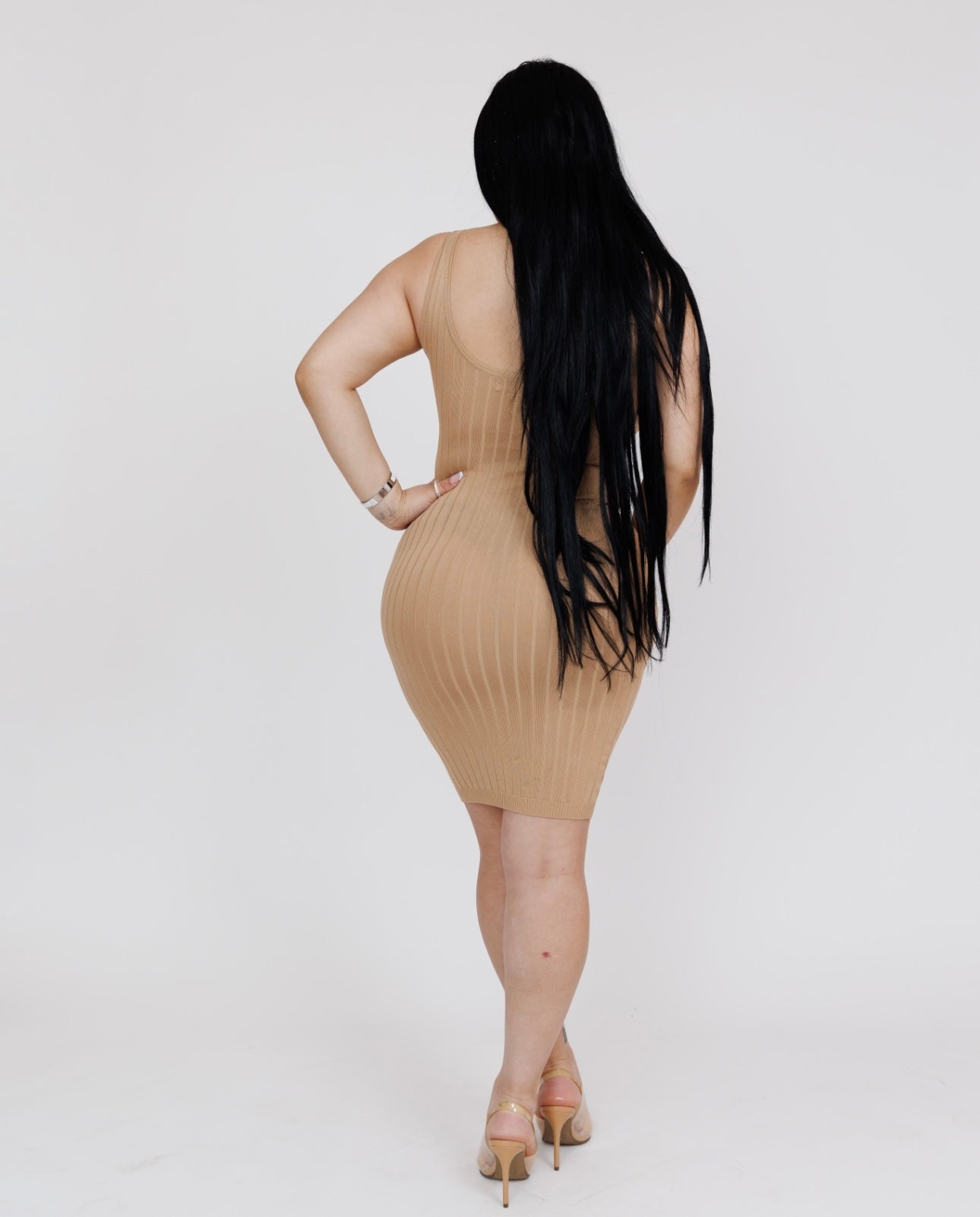 Sexy Casual Women's Dress Tan / Medium Sexy Casual Women's Dress Tan / Medium